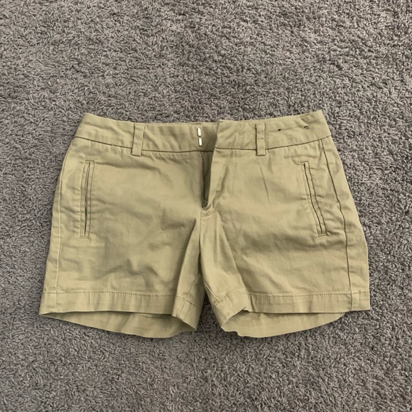 A.n.a Twill Shorts size 2 Tan Khaki - Picture 2 of 7